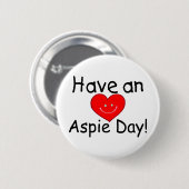 Een spie-dag Hrt hebben) Ronde Button 5,7 Cm (Voorkant /achterkant)