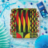 Een spiegel van kleur met ritme papieren bordje (Feest)