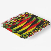 Een spiegel van kleur met ritme papieren bordje (Gebogen)