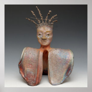 Een spiky Spunky Originele Boeddha Poster