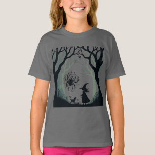 Een Spin Een Heks En Een Bos Uitsnijding  T-shirt