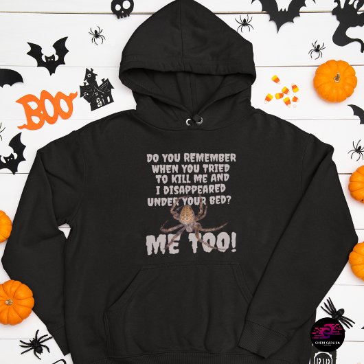 Een spin wraak Halloween Hoodie