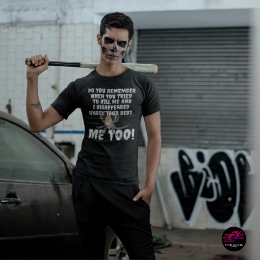 Een spin wraak Halloween T-shirt