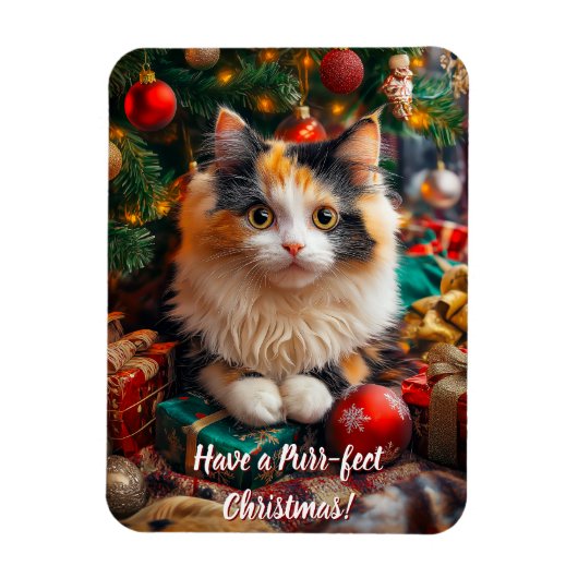 Een Spinnende kerst! Magneet (Verticaal)