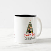 Een Spinnende kerst Mok (Voorkant rechts)