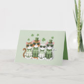 Een Spinnende St. Patrick's Day Kaart (Voorkant)