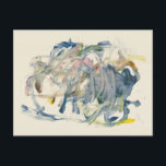 Een spionagepaard door de tijd door Sarah Roos Bri Briefkaart<br><div class="desc">Een geestpaard van de Cherokee die door de tijd over de pleinen heen gaat. Een inheemse Amerikaan geïnspireerd schilderij van Sarah Roos.</div>