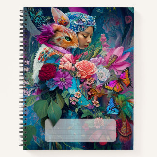 Een spiraal notitieboek voor een schooljongen, wer