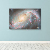 Een spiraalstelsel | canvas afdruk (Insitu (Houten vloer))