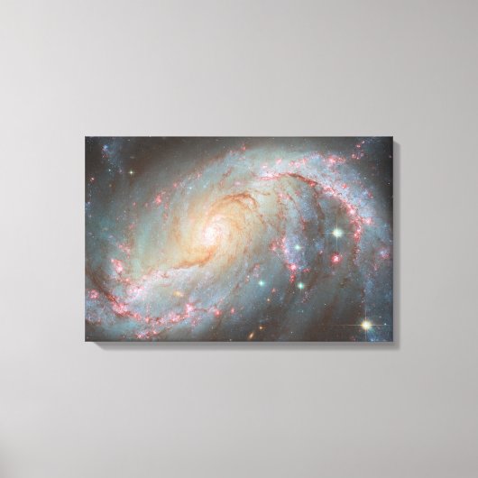 Een spiraalstelsel | canvas afdruk (Voorkant)