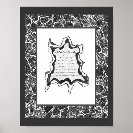 Een Spirituele hiërarchie Poster (Voorkant)