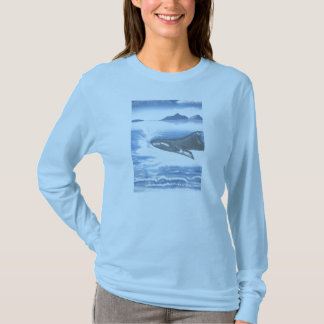 Een Splash-dames blauw Shirt maken