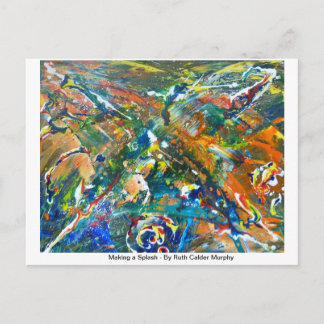 Een Splash maken Briefkaart