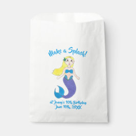 Een Splash Swimming Mermaid Birthday Party maken Bedankzakje