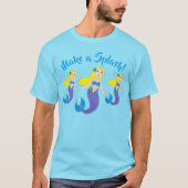 Een Splash Swimming Mermaid Birthday Party maken T-shirt (Voorkant)