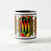 Een Splash van kleur in ritme Mok (Midden)