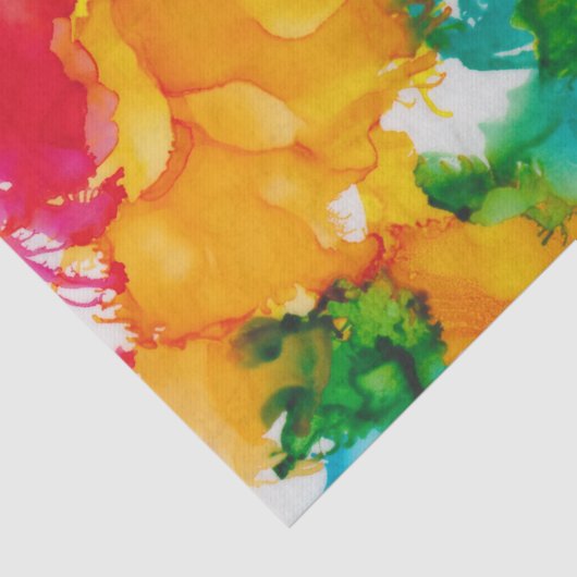 Een Splash van kleur Tissuepapier (Detail)