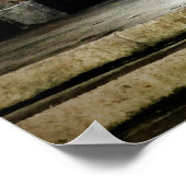 Een Splash van Rood in een Spaanse Arch Poster (Hoek)