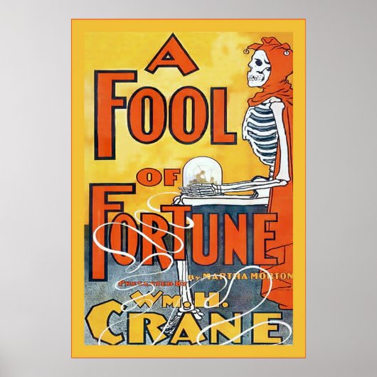 Een spoel met een fortuin ~ theaterPoster Poster (Voorkant)