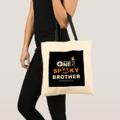 Een spoky Brother Halloween Matching Family Tote Bag (Voorkant (product))