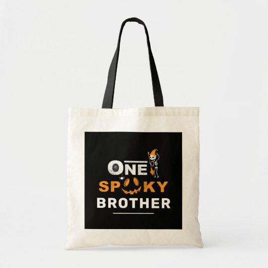 Een spoky Brother Halloween Matching Family Tote Bag (Voorkant)