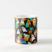 Een spookachtig Halloween patroon Koffiemok (Center)
