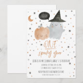 EEN spookachtig jaar verjaardag Kaart (Voorkant / Achterkant)