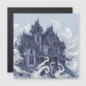 Een spookachtig mooi ontwerp van een spookhuis (Voorkant / Achterkant)