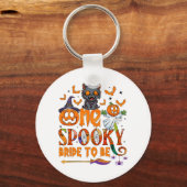 Een spookachtige bruid om grappige Halloween bruid Sleutelhanger (Voorkant)