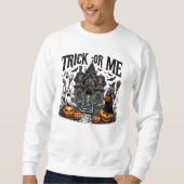 Een spookachtige Halloween-bijeenkomst in het spoo Trui (Voorkant)