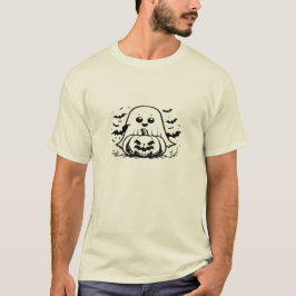 Een spookachtige Halloween geest T-shirt