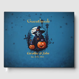 Een spookachtige Halloween scene Gastenboek