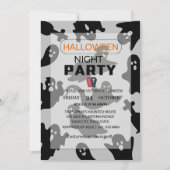 Een spookachtige nacht met geesten - Halloween-uit Kaart (Voorkant)