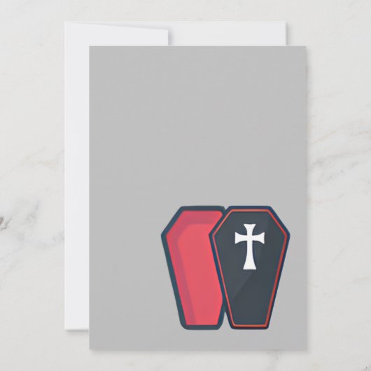 Een spookachtige nacht met geesten - Halloween-uit Kaart (Achterkant)