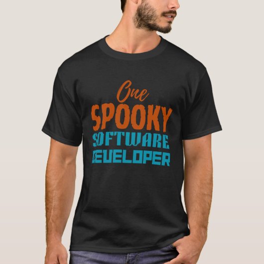 Een spookachtige softwareontwikkelaar t-shirt (Voorkant)