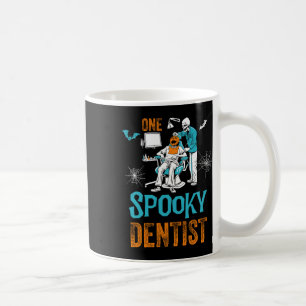 Een spookachtige tandarts eng tandheelkundig Hallo Koffiemok