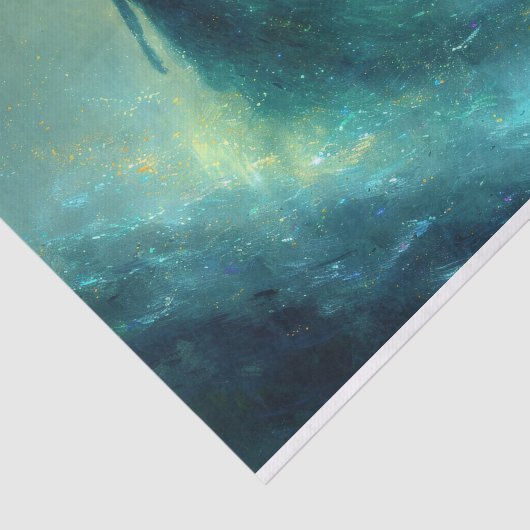 Een spookachtige watergeest tissuepapier (Detail)