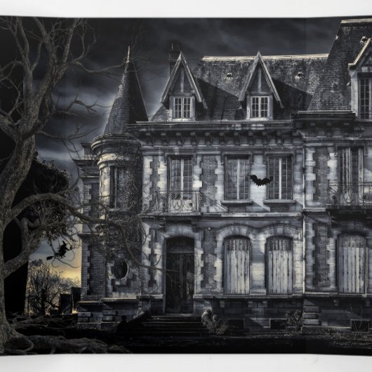 Een spookavond Halloween feest Drieluik Uitnodiging (Binnenkant midden)