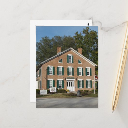 Een spookhuis in Iowa Briefkaart (Voorkant / Achterkant in situ)