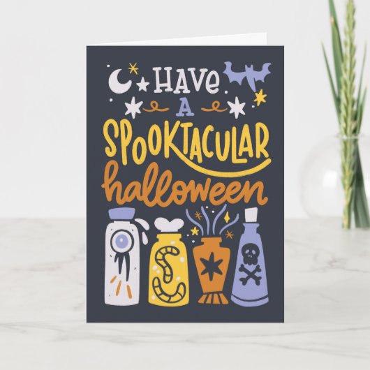 Een Spooktactische Halloween Kaart (Voorkant)