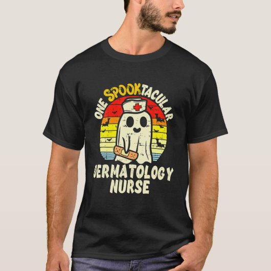 Eén Spooktaculaire dermatologie zurse Halloween Gh T-shirt (Voorkant)