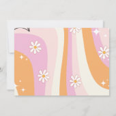 Een spooky Boo-y Ghost halloween groovy verjaardag Kaart (Achterkant)