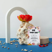 Een spooky Boo-y Ghost halloween groovy verjaardag Kaart