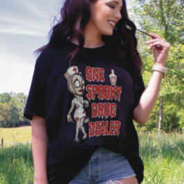 Een spooky drugsdealer grappige halloween t-shirt