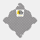 Een spooky dude retro halloween eerste verjaardag bedankdoosjes (Uitgevouwen)