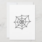 Een spooky Ghoul Halloween Party uitnodiging (Achterkant)