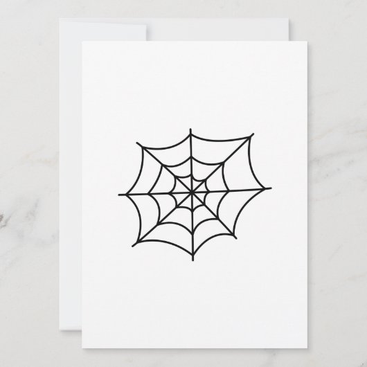 Een spooky Ghoul Halloween Party uitnodiging (Achterkant)