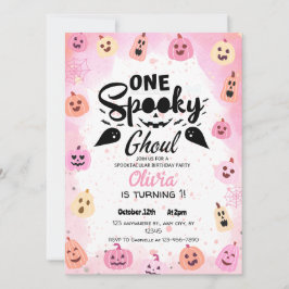 Een spooky Ghoul Halloween Party uitnodiging