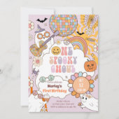 Een spooky Ghoul Retro Halloween Eerste Verjaardag Kaart (Voorkant)