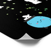 Een spooky kerel eerste verjaardag welkom teken poster (Hoek)